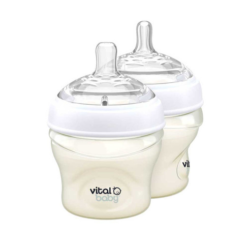 Vital baby NURTURE 150ml 2x Breast-Like Feeding Bottle