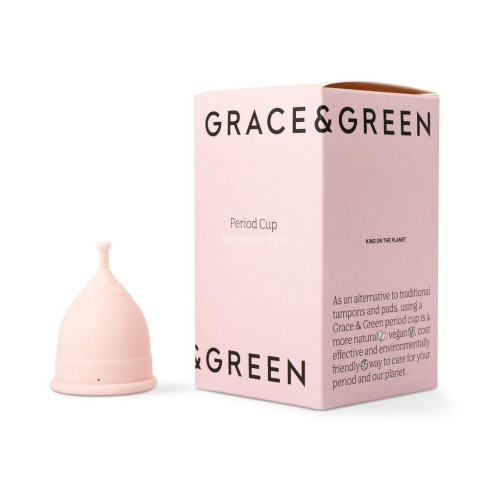 Grace and Green Period Cup Size B Rosewater Pink