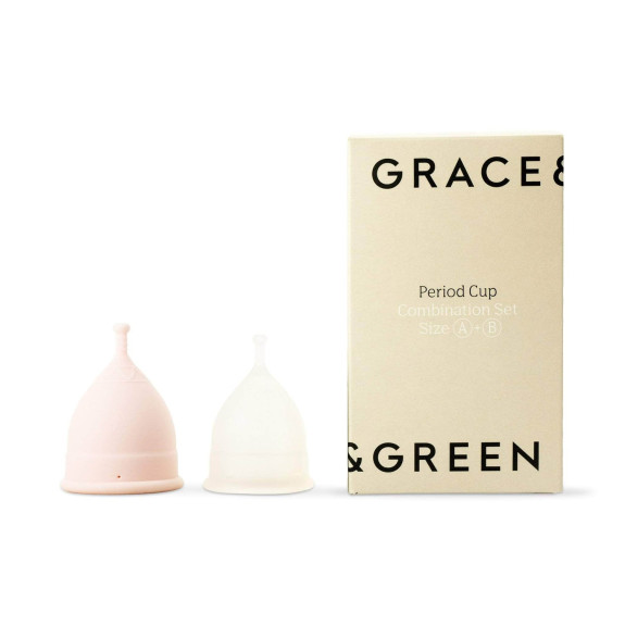 Grace and Green Period Cup Combination Set Size A+B