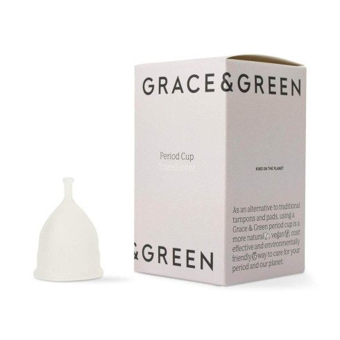 Grace and Green Period Cup Size B Translucent
