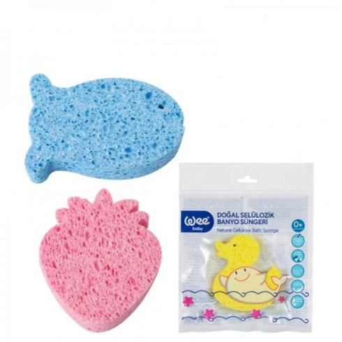 Wee Baby Natural Cellulose Bath Soft Sponge 1pc